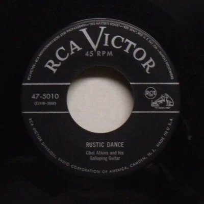 Chet Atkins & His Galloping Guitar - Rustic Dance - 1952 Instrumental 45 - Image 1 of 2