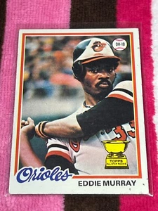 1978 TOPPS RC #36 EDDIE MURRAY ORIOLES H.O.F. SUPERSTARS BASEBALL EX ROOKIE CARD - Picture 1 of 2