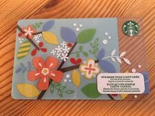 Canada Series Starbucks "SPRING FLOWERS 2014" Gift Card - New No Value
