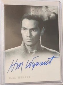 2002 Twilight Zone Series 3 Shadows & Substance H M Wynant A52 autograph card - Picture 1 of 3