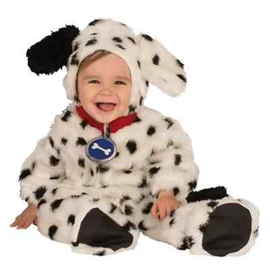 Rubies Infant Unisex 101 Dalmation Puppy Dog Plush Costume, 0-6 M / 6-12 Months - Picture 1 of 2