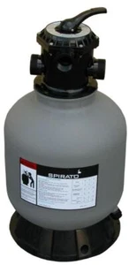 Sandfilter - Pool Filterkessel SPLASH 600 max. 11,3 m³/h mit Top-Mount Ventil - Bild 1 von 3