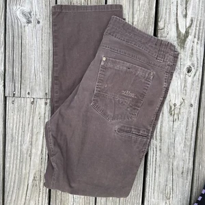 Kuhl Kanvus Jean Mens 35x32 Vintage Patina Dye Casual Work Pants Well Worn Brown - Picture 1 of 16