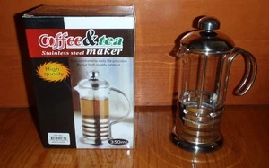French Press Coffee and Tea Maker 350 ml (11.8 fl oz) 3 cup ~ New in Box - Picture 1 of 4