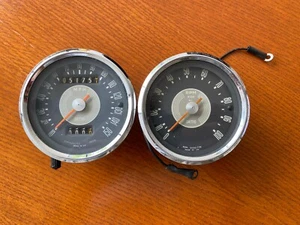SMITHS SSM 5001/05 Speedometer AND SSM 3003/06 TACHOMETER GUAGES VINTAGE TRIUMPH - Bild 1 von 7