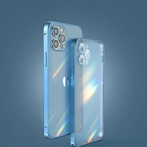 For iPhone 12 Pro Max Aluminum Metal Shockproof Bumper Frame Case Cover - Afbeelding 1 van 10