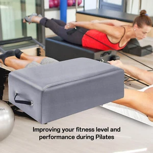 Pilates Reformer Sitting Box Pilates Yoga Gym Fitness Workout Box New - Picture 1 of 13