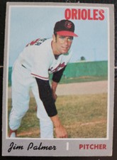 👀⚾ 1970 Topps Baseball Card #449 Jim Palmer Baltimore Orioles Mint ⚾👀