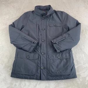 Brooks Brothers Duck Down Field Jacket Uomo XL Navy Cappuccio Nascosto Chore NUOVO $498 - Foto 1 di 9