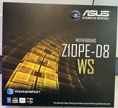BUNDLE ASUS Z10PE-D8 WS Dual CPU  +2 processori  Intel Xeon E5-2620V4 2,10GHZ - Immagine 1 di 4