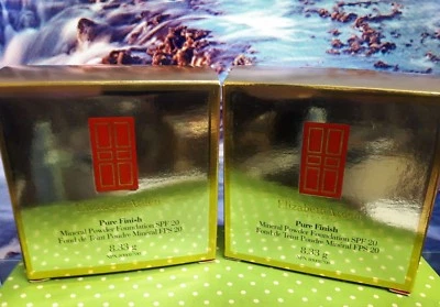 Elizabeth Arden Pure Finish Mineral Powder Foundation #06 spf expired #d-2/Ea-4 - Image 1 of 3