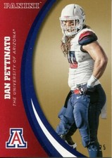 Dan Pettinato 2016 Panini University of Arizona Wildcats Gold Parallel #04/25