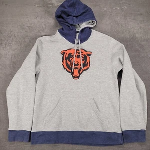 NFL Team Apparel Chicago Bears Hoodie Pullover Graphic Logo Medium - Picture 1 of 12