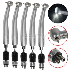5 Turbina Dental E-generator Luz LED Large Torque Head 4Hole Coupler NSK Style - Imagen 1 de 14