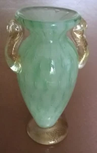 Vase Murano hellgrün #2 - Bild 1 von 12