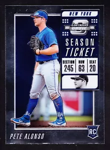 2019 PANINI CHRONICLES #1 PETE ALONSO METS ROOKIE SEASON TICKET OPTIC - Picture 1 of 2