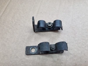 RENAULT 5 GT TURBO USED OIL COOLER HOSES LINES MOUNTING BRACKETS CLIPS PAIR - Picture 1 of 1