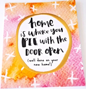 New Home Card by Really Good Cards. Blank inside for own message. (NH2) - Picture 1 of 2