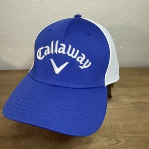 Callaway A-Flex Fitted Logo Golf Cap Mütze Odyssey L/XL blau weiß - Bild 1 von 13