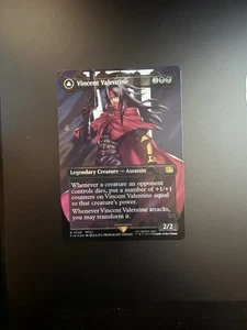MTG Final Fantasy English Vincent Valentine Borderless 0528 Surge Foil - Picture 1 of 2
