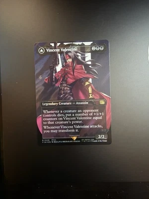 MTG Final Fantasy English Vincent Valentine Borderless 0528 Surge Foil - Image 1 of 2