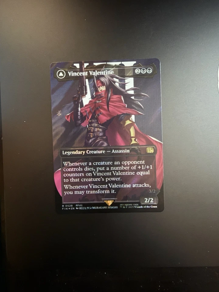 MTG Final Fantasy English Vincent Valentine Borderless 0528 Surge Foil - Image 1 of 2