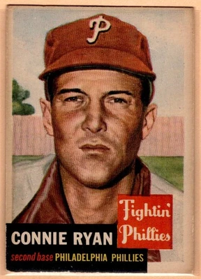 1953 Topps Connie Ryan #102 Phillies - Image 1 of 2