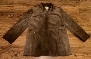 Braune Wildlederjacke der Marke Cherokee Herren XL - Bild 1 von 7