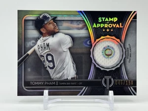 TOMMY PHAM #SOA-TP 2020 TOPPS TRIBUTE STAMP OF APPROVAL RELIC CARD #'d/150**** - Picture 1 of 2