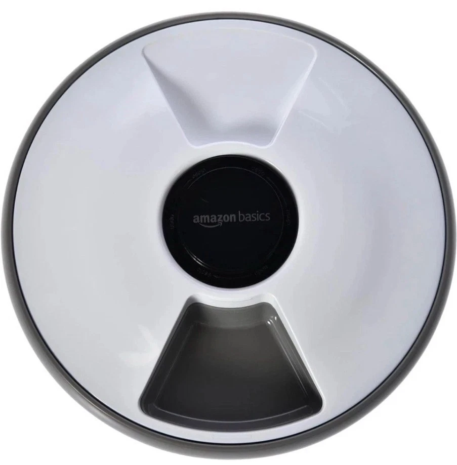 Automatic timed pet feeder meal cat dog food bowl Auto dispenser holiday - Image 1 of 4