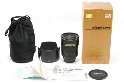 [Excelente COMO NUEVO] Lente zoom gran angular Nikon AF-S NIKKOR 17-55 mm f2,8 G ED DX SWM JAPÓN Foto 1 de 4