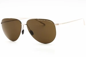 Porsche Design P8939 B Gold/Brown 62-13-145 Sunglasses New Authentic - Picture 1 of 2