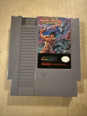 Wizards & Warriors (Nintendo Entertainment System, 1987) Authentic Tested Game - Image 1 of 4