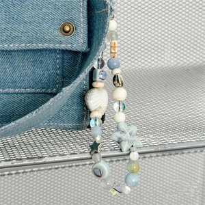 Star Pearl Phone Wrist Strap Hanging Cord Digital Camera Charm Lanyard - Photo 1 sur 8