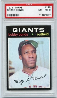 1971 Topps Baseball Bobby Bonds #295 San Francisco Giants PSA 8 casi nuevo-como nuevo Foto 1 de 2