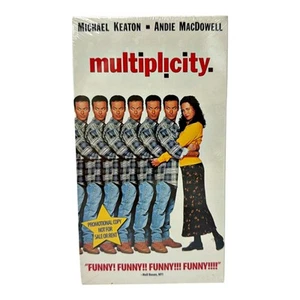 Multiplicity VHS Screener Demo Promo SEALED 1996 Michael KeatonAndie MacDowell - Picture 1 of 5