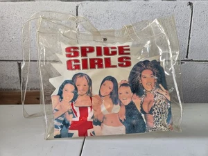 Vintage Spice Girls Rare 1990s Vinyl Tote Purse Bag - Picture 1 of 4