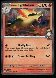 Ethan's Typhlosion Rare SV10: Destined Rivals 034/182 NM - Picture 1 of 2