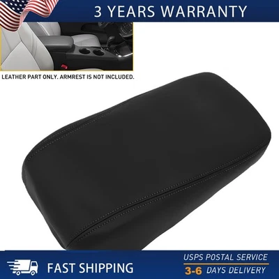 Fits 2013-2018 Toyota Avalon Leather Center Lid Console Armrest Cover Black - Image 1 of 4