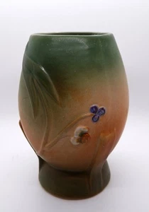 Weller Tutone Floral Ware Art Deco American 8” Pottery Vase - Vintage - Picture 1 of 8