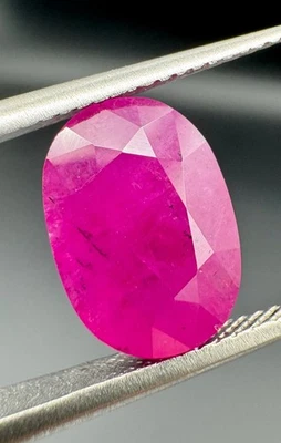 3.17 carats Untreated Ruby Loose Gemstone from Jegdalek Mine Afghanistan - Image 1 of 4