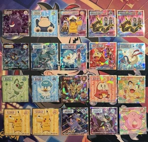 Pokemon Wafer Chocolate Seal Stickers Lotte Nintendo Japanese Lot (43pcs) - Picture 1 of 8