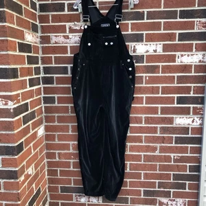 S.p.i.c.e Latzhose schwarz Samt Vintage mit Etikett - Bild 1 von 6