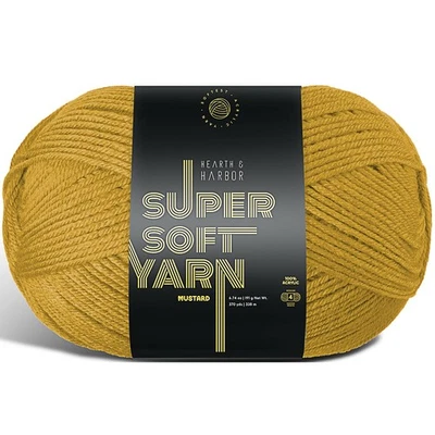 Hilo acrílico para ganchillo y tejer - suave, peso peinado 4, 370 yardas, imprescindible Foto 1 de 4