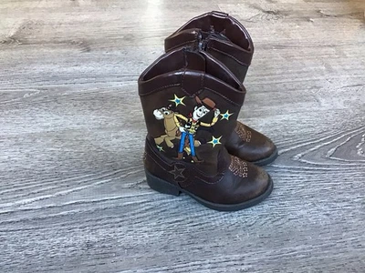 Disney Pixar Toy Story Woody Bullseye Botas de Vaquero Niño Pequeño Talla 6 Botas de Bebé Foto 1 de 4