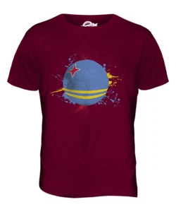 ARUBA FOOTBALL MENS T-SHIRT TEE TOP GIFT WORLD CUP SPORT - Picture 1 of 21