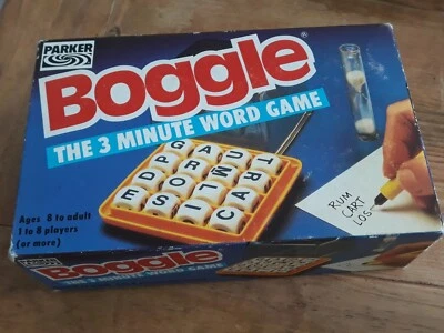 BOGGLE PARKER 1985 RARE BOXED ***NOT COMPLETE (TB12) - Image 1 of 4