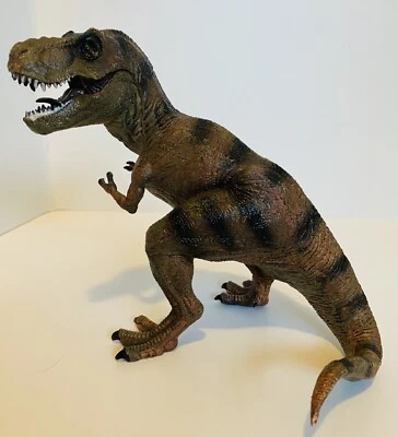Figura de juguete Tyrannosaurus Rex Papo de pie T-Rex con mandíbula móvil figura de PVC Foto 1 de 4
