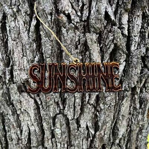 Sunshine - Cedar Ornament - Picture 1 of 4