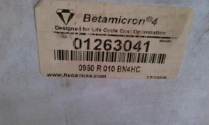 HYDAC 01263041 HYDRAULIC FILTER, BETAMICRON 4 - Picture 1 of 2